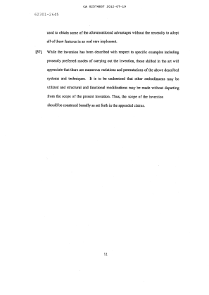 Canadian Patent Document 2574837. Description 20120719. Image 13 of 13