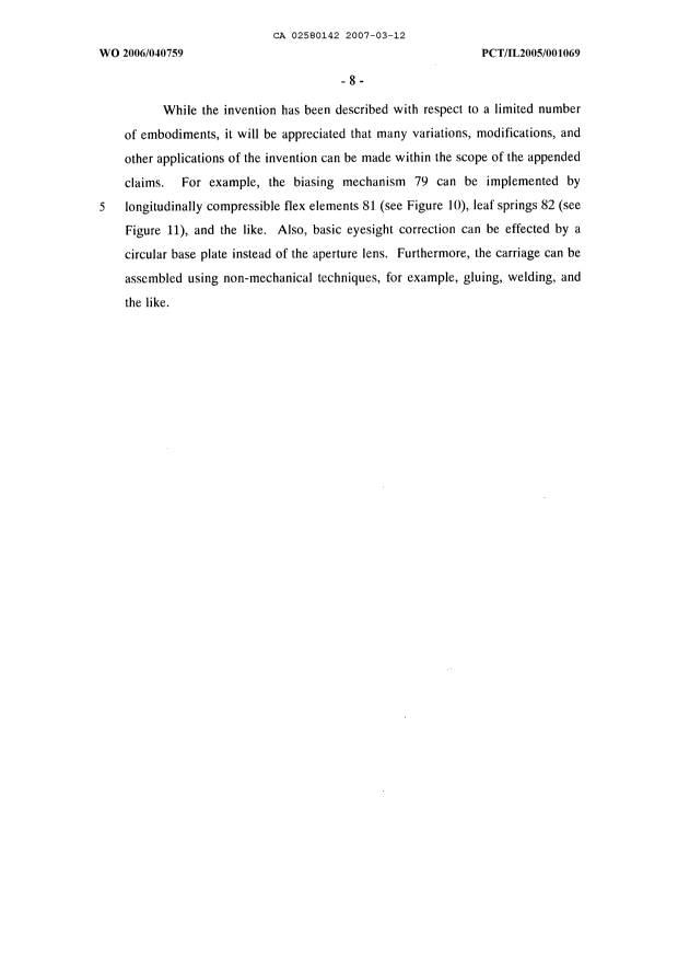 Canadian Patent Document 2580142. Description 20070312. Image 8 of 8