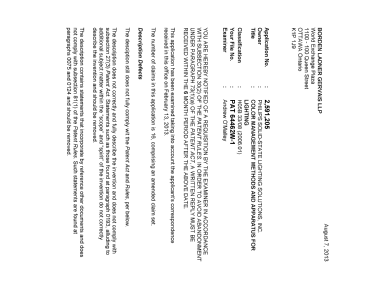 Document de brevet canadien 2591205. Poursuite-Amendment 20121207. Image 1 de 2