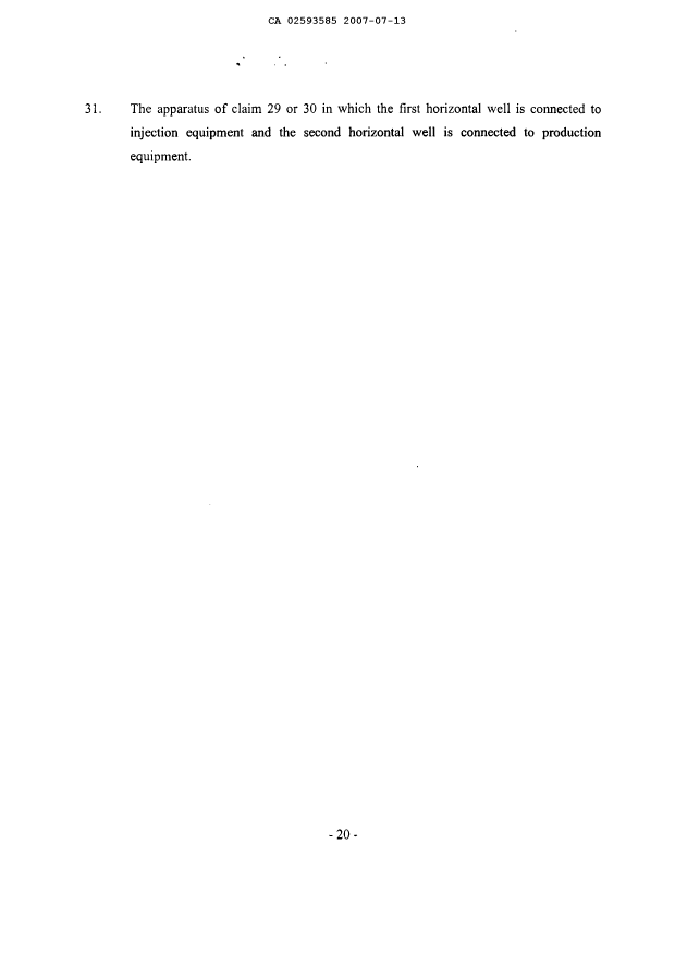 Document de brevet canadien 2593585. Revendications 20061213. Image 6 de 6