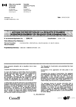 Canadian Patent Document 2594118. Correspondence 20101122. Image 1 of 1