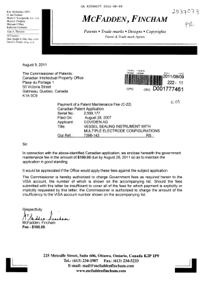 Document de brevet canadien 2599177. Taxes 20101209. Image 1 de 1