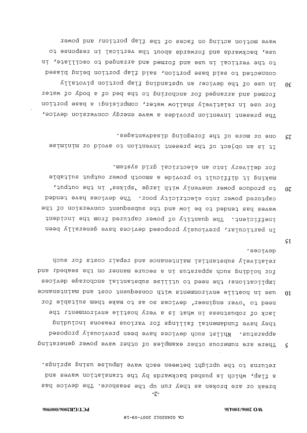 Document de brevet canadien 2602012. Description 20101223. Image 2 de 25
