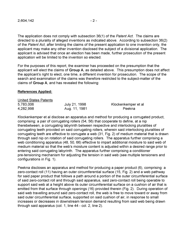 Canadian Patent Document 2604142. Prosecution-Amendment 20090619. Image 2 of 3