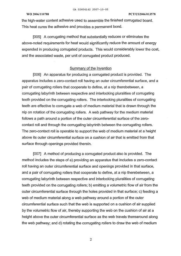 Canadian Patent Document 2604142. Description 20110203. Image 2 of 27