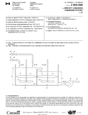 Document de brevet canadien 2604698. Page couverture 20100607. Image 1 de 1