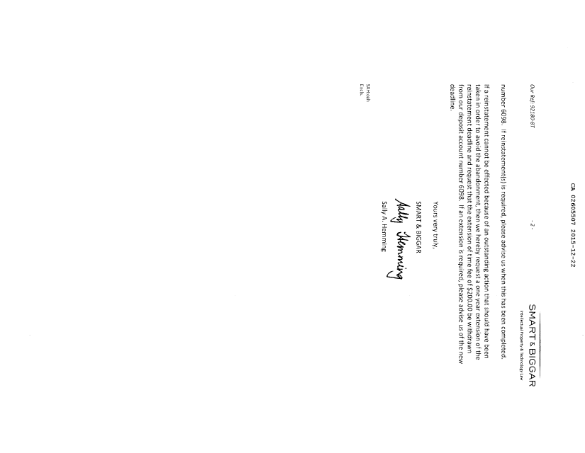 Canadian Patent Document 2605507. Prosecution-Amendment 20141222. Image 2 of 2