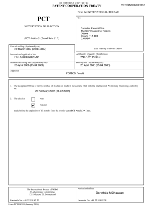 Document de brevet canadien 2606052. PCT 20061224. Image 1 de 4