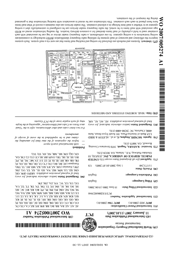 Document de brevet canadien 2610286. Abrégé 20061230. Image 1 de 1