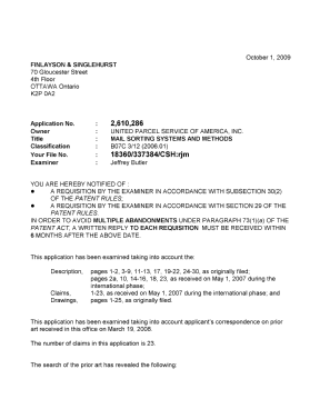 Canadian Patent Document 2610286. Prosecution-Amendment 20081201. Image 1 of 3
