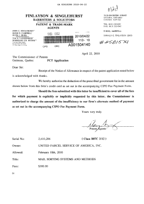 Canadian Patent Document 2610286. Correspondence 20091222. Image 1 of 1