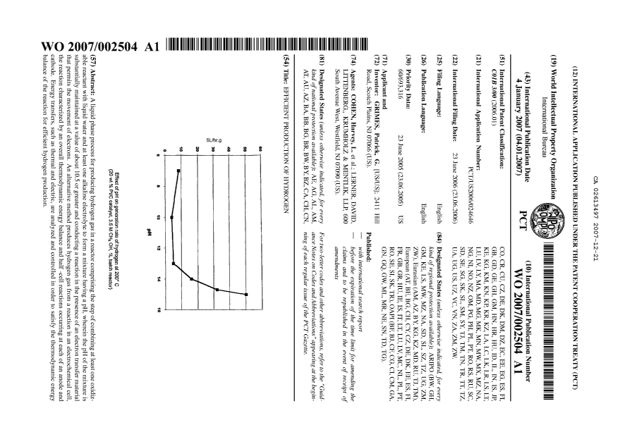 Document de brevet canadien 2613497. Abrégé 20061221. Image 1 de 1