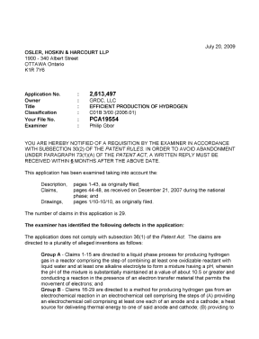 Canadian Patent Document 2613497. Prosecution-Amendment 20081220. Image 1 of 3