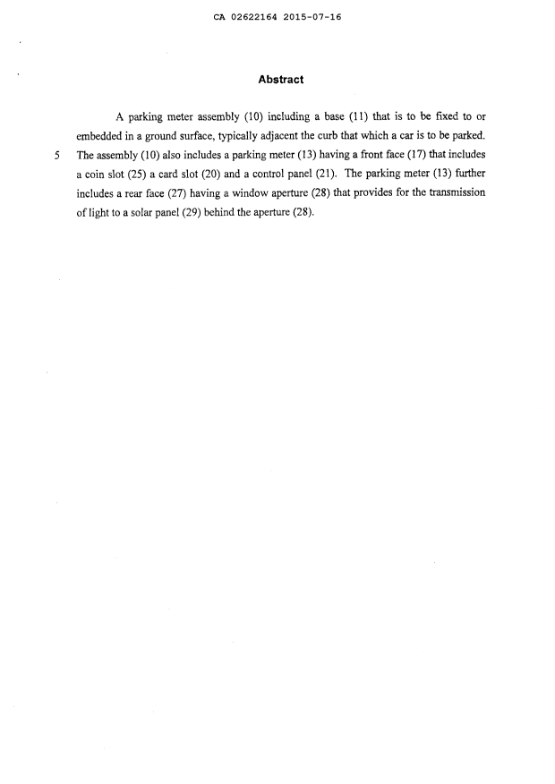 Document de brevet canadien 2622164. Abrégé 20141216. Image 1 de 1