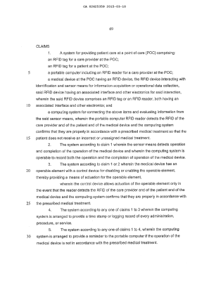 Document de brevet canadien 2625359. Revendications 20141210. Image 1 de 2