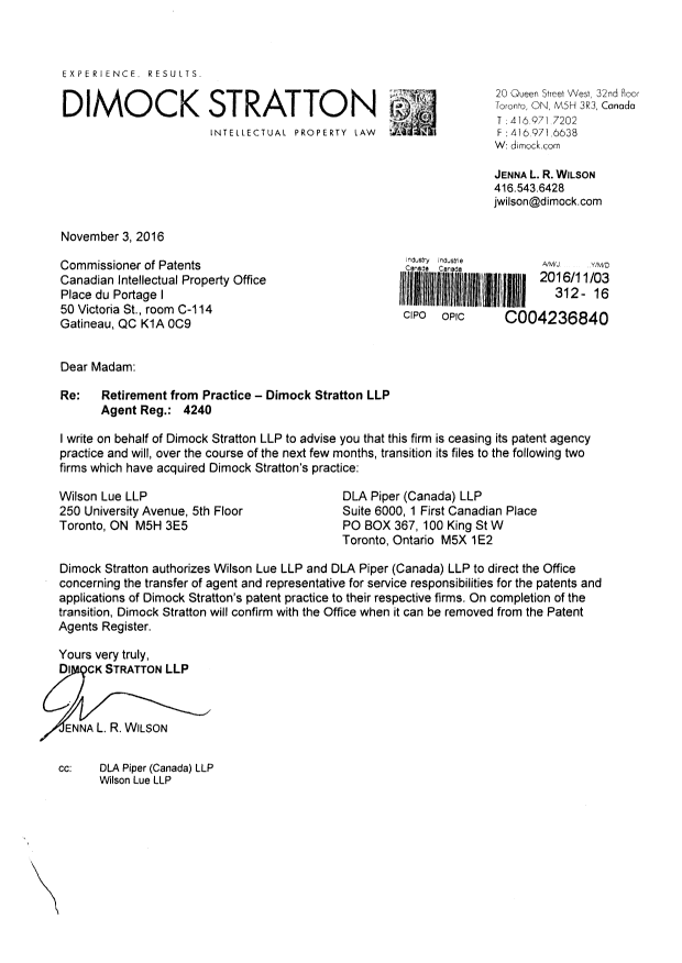 Canadian Patent Document 2630331. Correspondence 20151203. Image 2 of 3