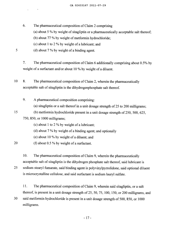 Document de brevet canadien 2633167. Revendications 20101229. Image 2 de 3