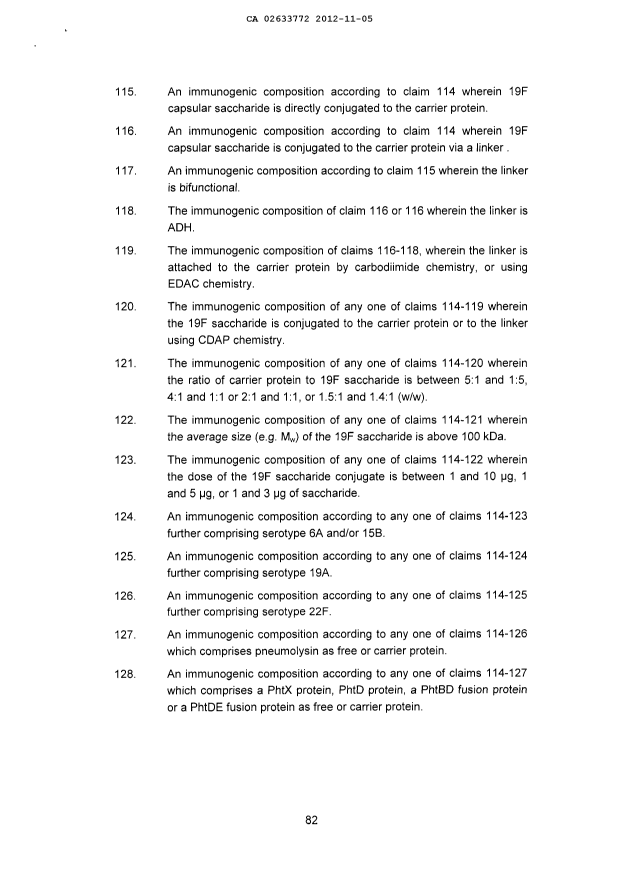 Document de brevet canadien 2633772. Revendications 20111205. Image 9 de 9