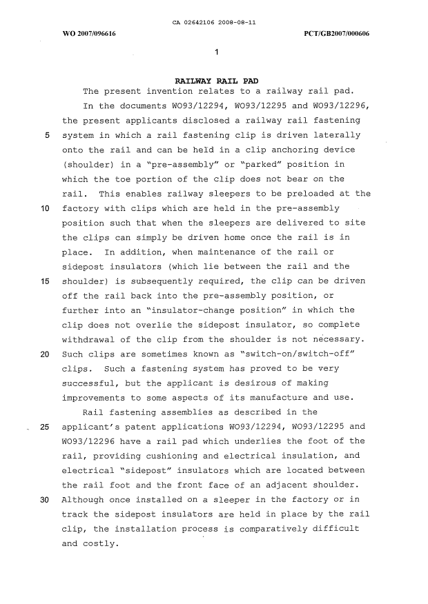 Canadian Patent Document 2642106. Description 20130814. Image 1 of 12