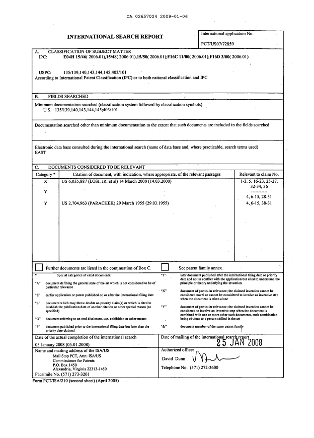 Document de brevet canadien 2657024. PCT 20090106. Image 1 de 1