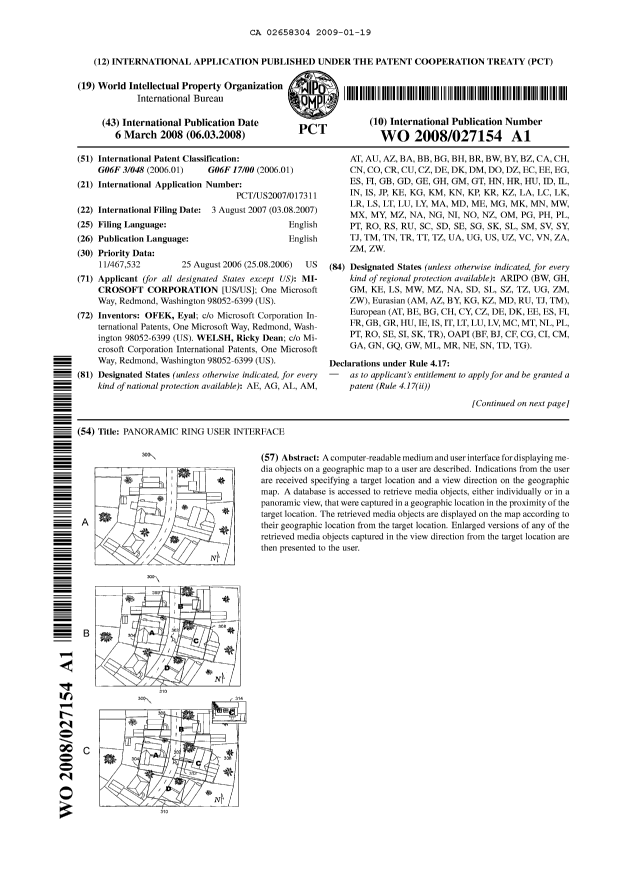 Document de brevet canadien 2658304. Abrégé 20090119. Image 1 de 2