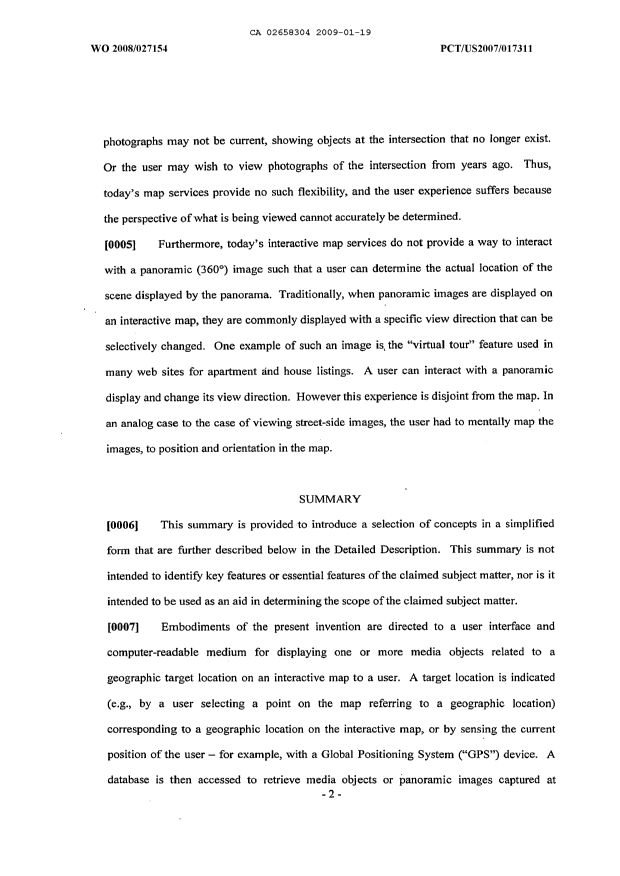 Canadian Patent Document 2658304. Description 20120802. Image 2 of 19