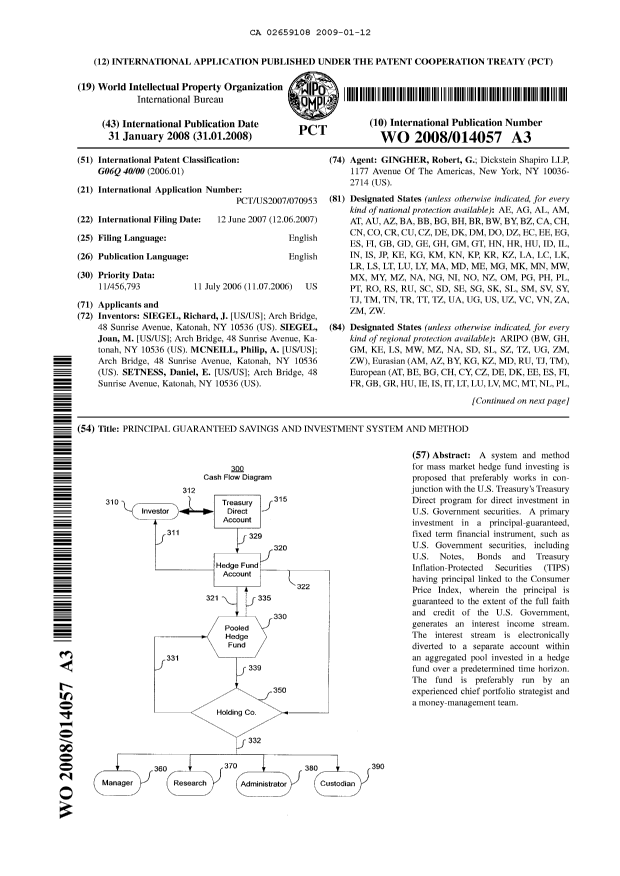Document de brevet canadien 2659108. Abrégé 20090112. Image 1 de 2