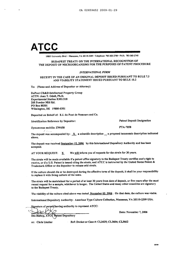 Document de brevet canadien 2659452. Poursuite-Amendment 20081229. Image 1 de 1