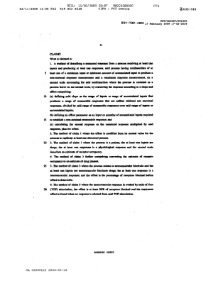 Canadian Patent Document 2665121. Claims 20081216. Image 1 of 10