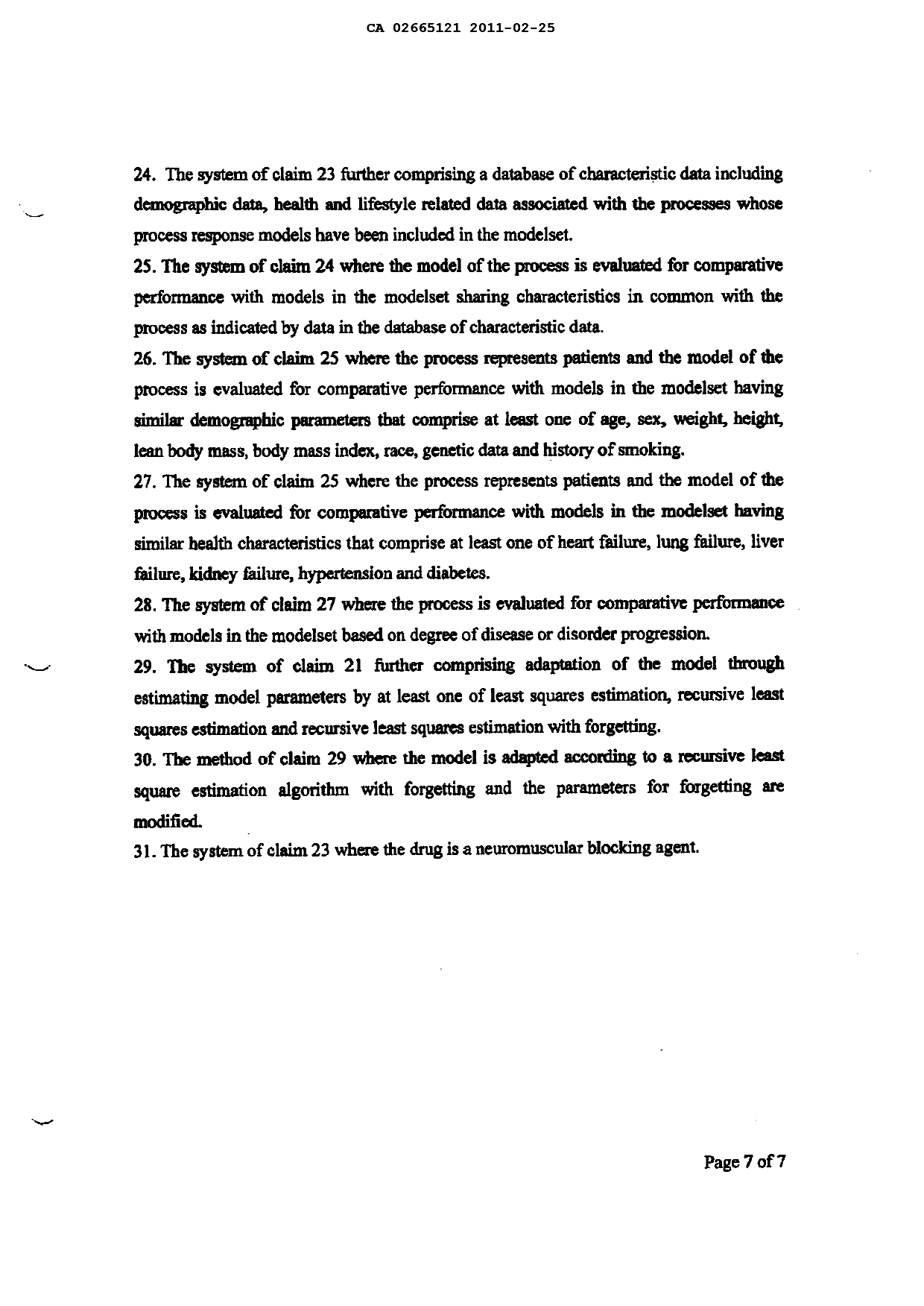 Document de brevet canadien 2665121. Poursuite-Amendment 20101225. Image 7 de 7