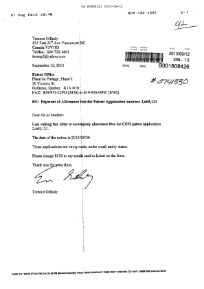 Canadian Patent Document 2665121. Correspondence 20121212. Image 1 of 1