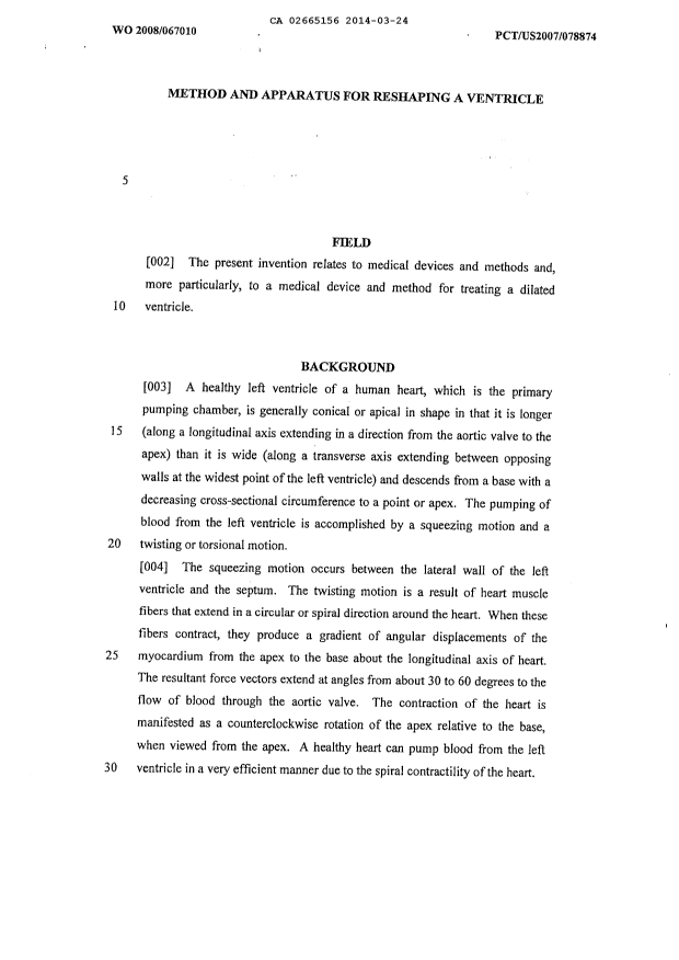 Canadian Patent Document 2665156. Description 20140324. Image 1 of 21