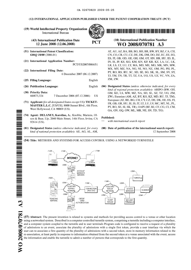 Document de brevet canadien 2670829. Abrégé 20090525. Image 1 de 1