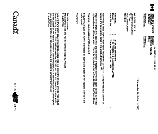 Canadian Patent Document 2676201. Office Letter 20161128. Image 1 of 138