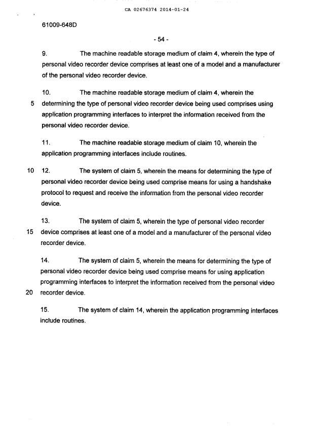 Canadian Patent Document 2676374. Prosecution-Amendment 20140124. Image 8 of 8