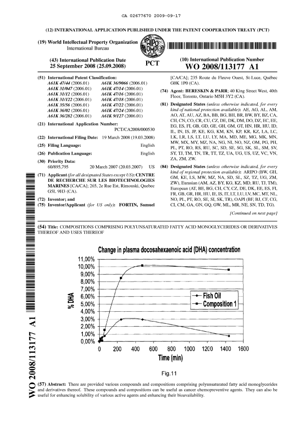 Document de brevet canadien 2677670. Abrégé 20090917. Image 1 de 2