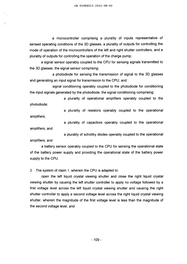Document de brevet canadien 2684513. Revendications 20111202. Image 2 de 6
