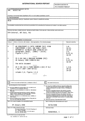 Document de brevet canadien 2685173. PCT 20081222. Image 1 de 3