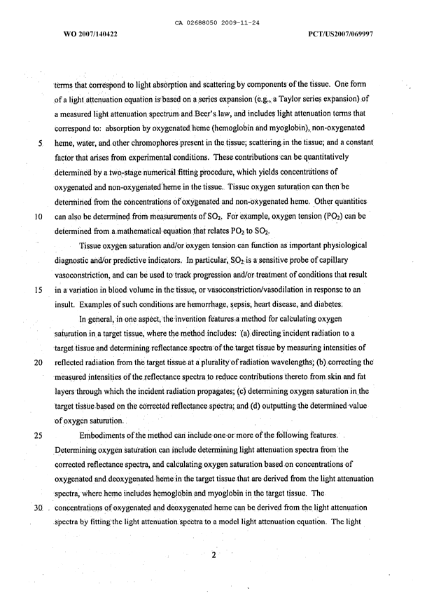 Canadian Patent Document 2688050. Description 20120529. Image 2 of 37