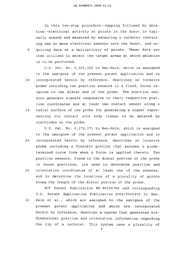 Canadian Patent Document 2688973. Description 20091222. Image 2 of 17