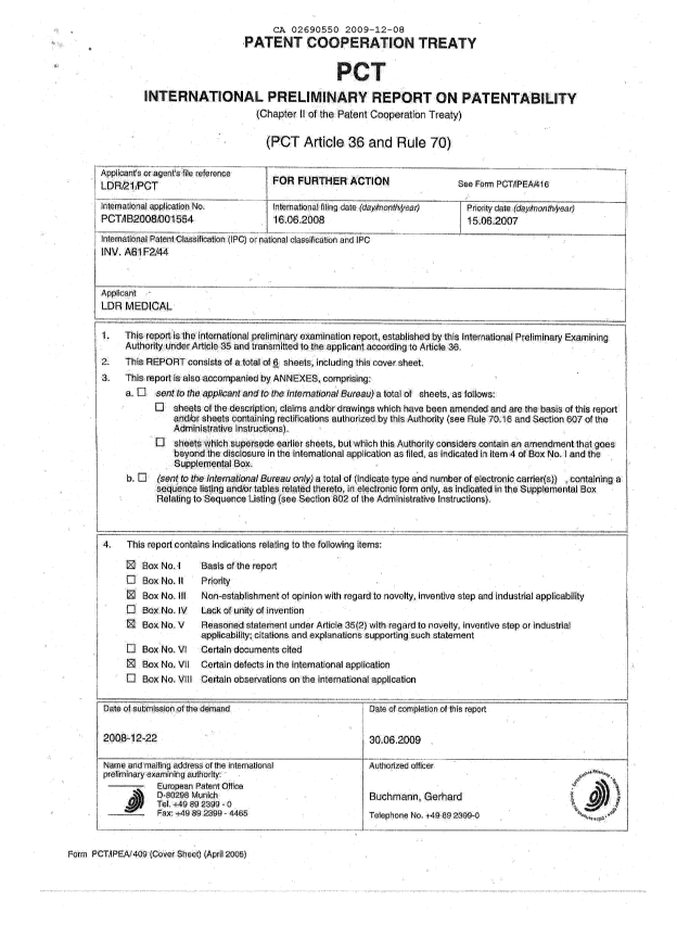 Canadian Patent Document 2690550. PCT 20081208. Image 1 of 6