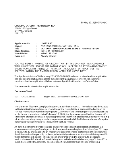 Canadian Patent Document 2695837. Prosecution-Amendment 20131230. Image 1 of 2
