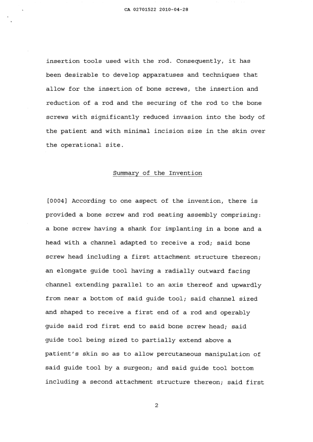 Canadian Patent Document 2701522. Description 20110407. Image 2 of 37