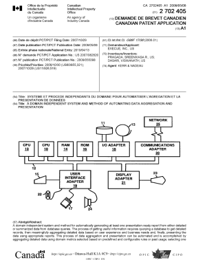 Canadian Patent Document 2702405. Cover Page 20100608. Image 1 of 2