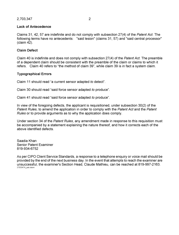 Canadian Patent Document 2703347. Prosecution-Amendment 20140725. Image 2 of 2