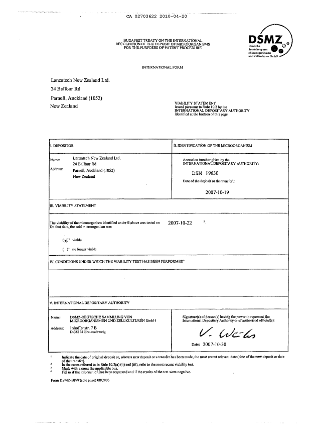 Document de brevet canadien 2703622. Poursuite-Amendment 20100420. Image 2 de 2