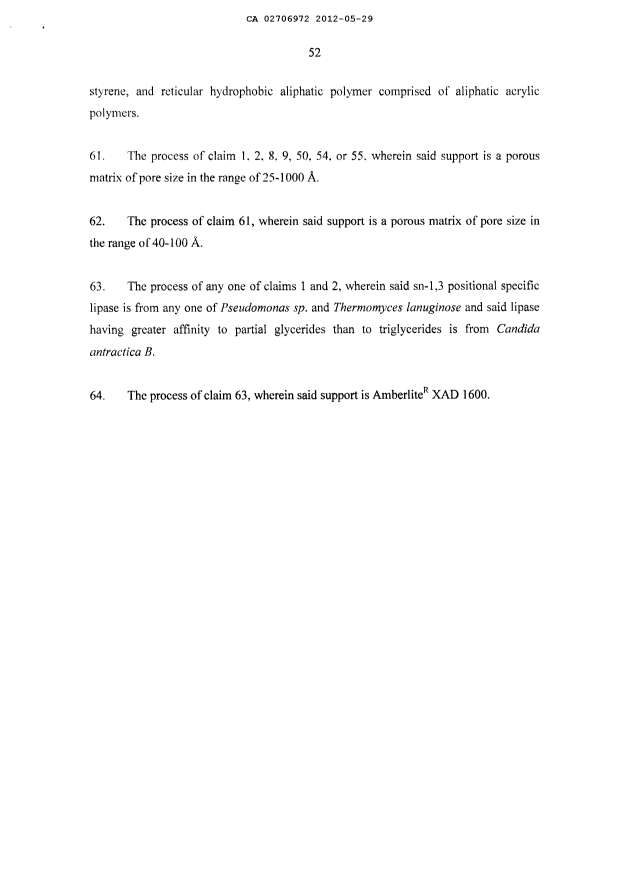 Document de brevet canadien 2706972. Poursuite-Amendment 20120529. Image 14 de 14