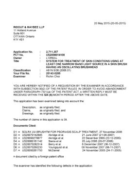Canadian Patent Document 2711357. Prosecution-Amendment 20141220. Image 1 of 3