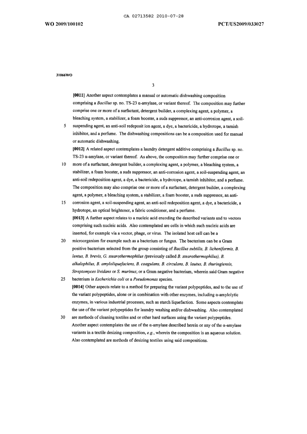 Canadian Patent Document 2713582. Description 20091214. Image 3 of 93
