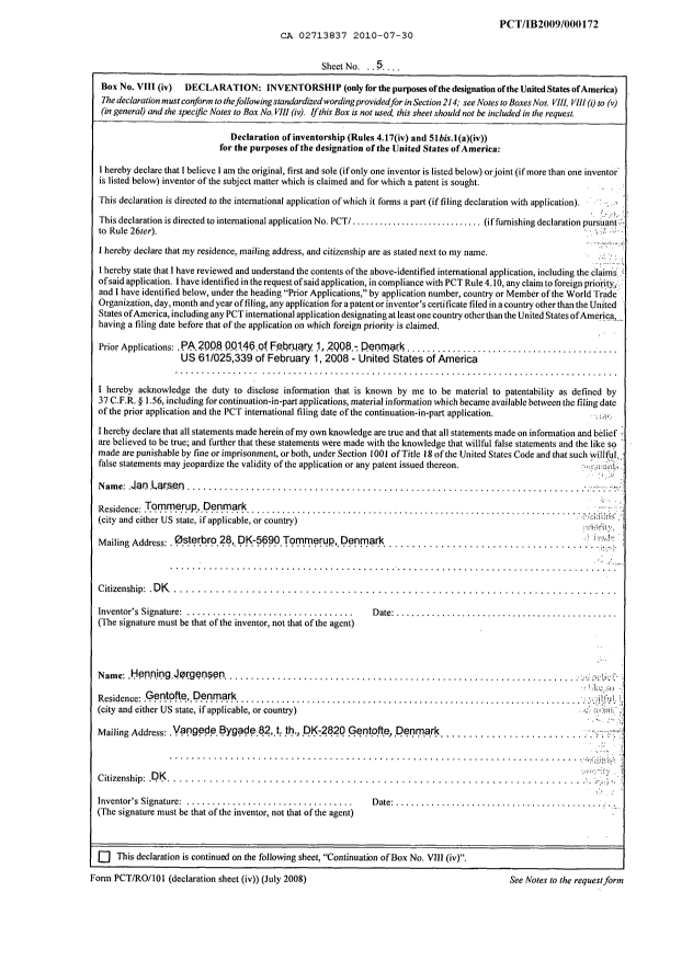Canadian Patent Document 2713837. PCT 20091230. Image 14 of 14